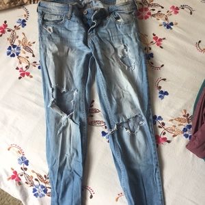 Distressed Hollister Jeans